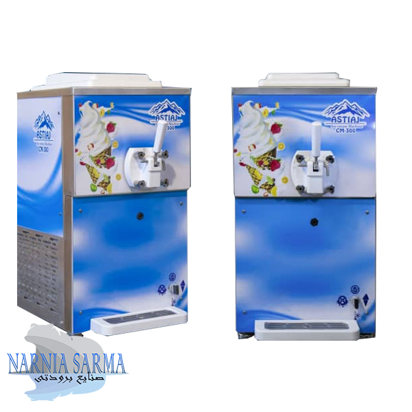 بستنی ساز رومیزی تک قیف آستیاژ مدل CM-300 (تک فاز)